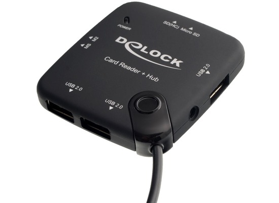 DeLock Mobile Card Reader OTG SD + microSD fr Smartphones