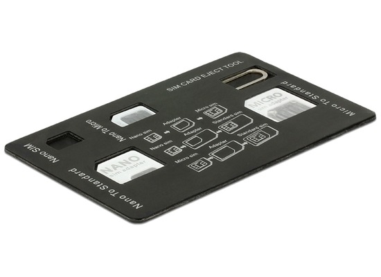 DeLock SIM Karten Adapterset 4 in 1