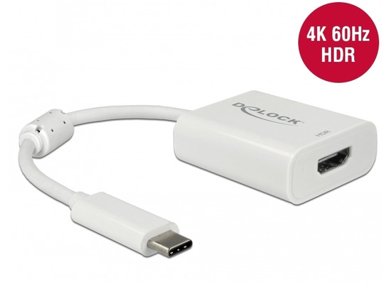 DeLock USB Type-C Adapter zu HDMI (DP Alt Mode) 4K 60 Hz mit HDR Funktio