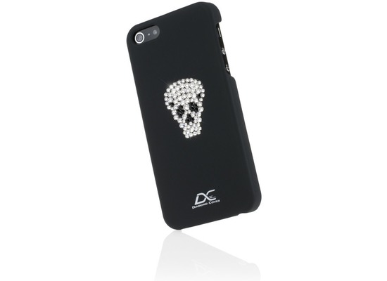 Diamond Cover Skull fr iPhone 5/5S/SE, schwarz