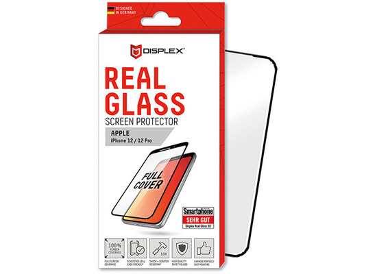 Displex Real Glass 3D Apple iPhone 12/12 Pro 6,1\"