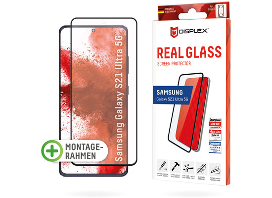 Displex Real Glass 3D for Galaxy S21 Ultra schwarz