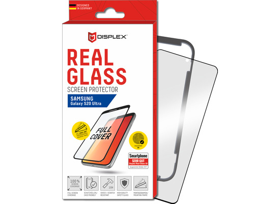 Displex Real Glass 3D fr Samsung Galaxy S20 Ultra, Black