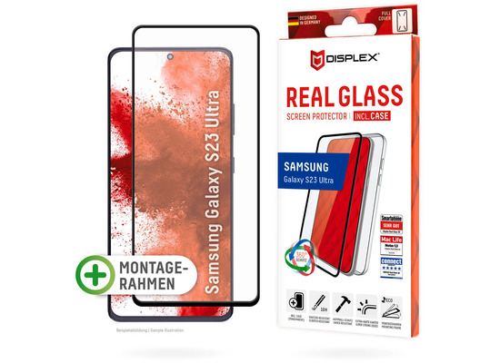 Displex Real Glass + Case Samsung Galaxy S23 Ultra