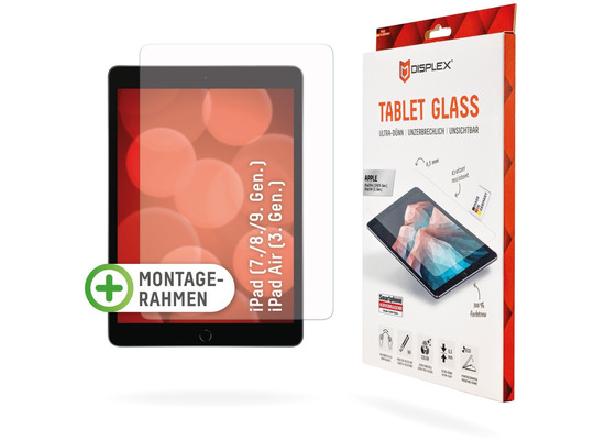 Displex Tablet Glass for iPad 7/8/9 Gen. transparent