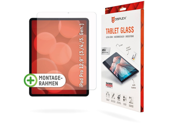 Displex Tablet Glass for iPad Pro 3/4/5Gen. transparent