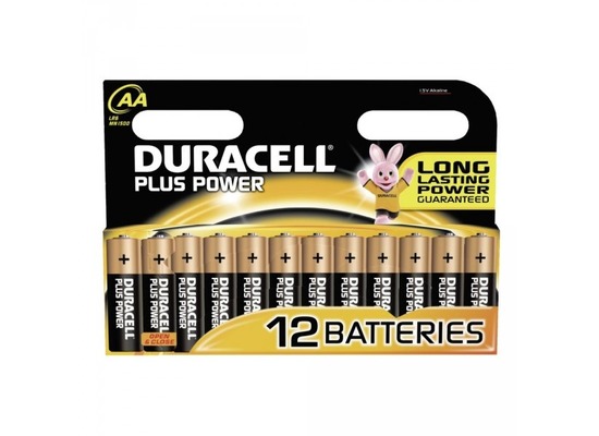 Duracell Battery Alkaline AA 12er Plus Power
