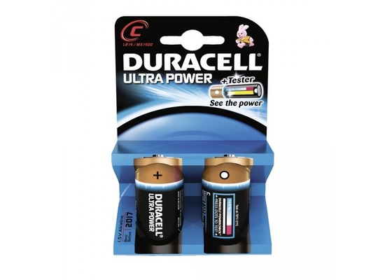 Duracell Battery Alkaline C 2er Ultra Power