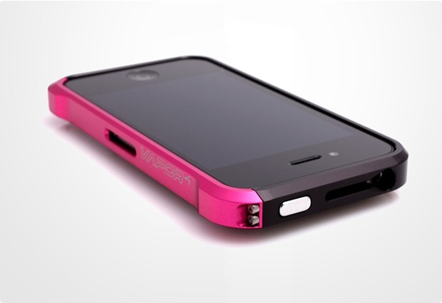 ELEMENTCASE Vapor4 fr iPhone 4, schwarz-pink