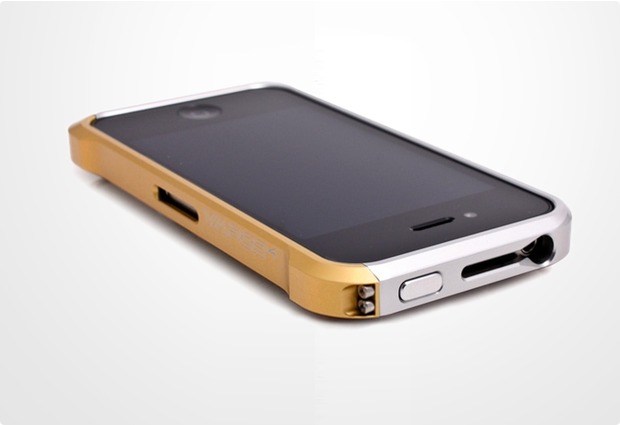 ELEMENTCASE Vapor4 fr iPhone 4, silber-gold