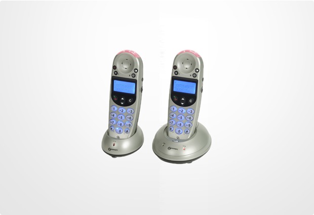 geemarc AmpliDECT 250 Twin schnurloses Verstrkertelefon mit zustzlichem Mobilteil