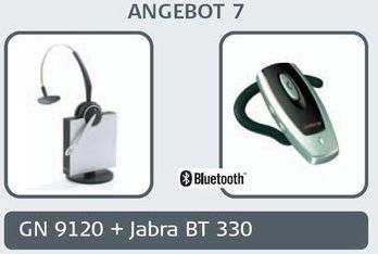 Jabra GN 9120 Standard Midi-Boom + BT 330 (Herbstangebot 7)