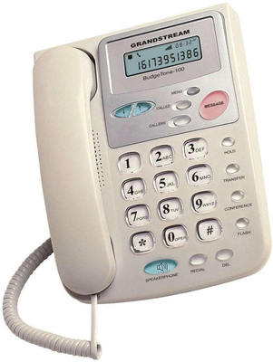 Grandstream BudgeTone BT-101 VoIP-Telefon weiss