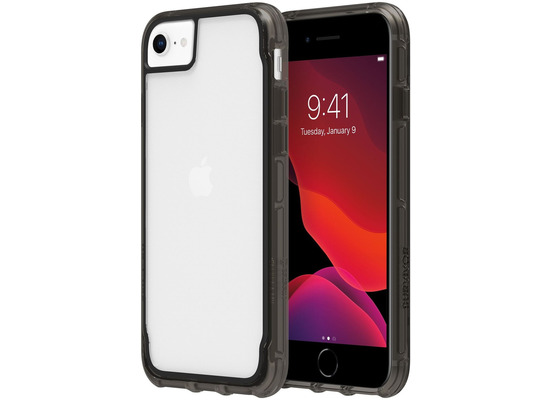 Griffin Survivor Clear Case, Apple iPhone SE (2020)/8/7/6/6S, schwarz, GIP-042-BLK