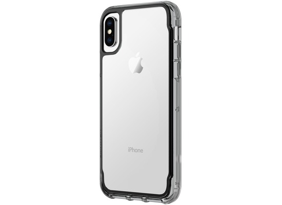 Griffin Survivor Clear Case, Apple iPhone X, schwarz/smoke/transparent, TA43850