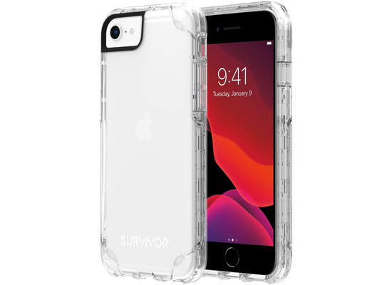 Griffin Survivor Strong Case, Apple iPhone SE (2020)/8/7/6/6S, transparent, GIP-043-CLR