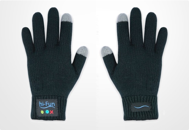 hi-Fun Bluetooth Handschuhe Hi-Call (Man), schwarz