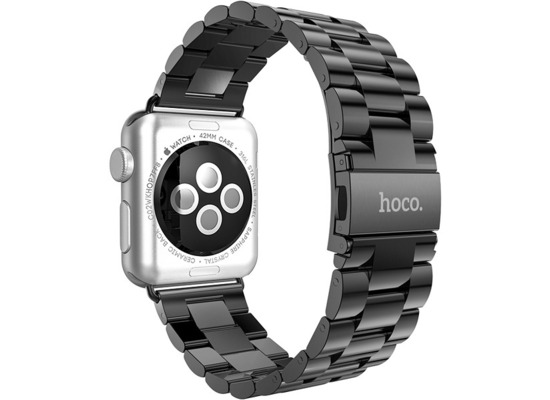 HOCO Stainless Steel Armband fr Apple Watch 38mm, schwarz