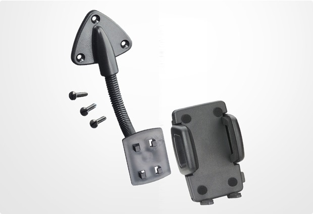 HR Auto-Comfort Handy-Universalhalter inkl. Schwanenhals mit Schraubbefestigung