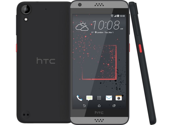 HTC Desire 530, graphite gray