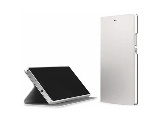 Huawei Ascend P7 Flip Case/Flip Tasche white
