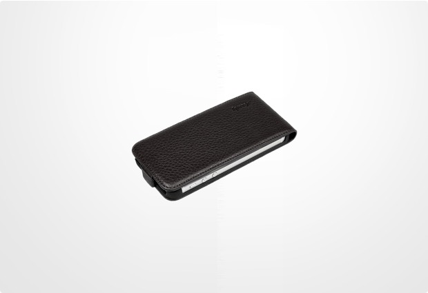 iCandy FlapBag Leather Black fr Samsung Galaxy S3, schwarz