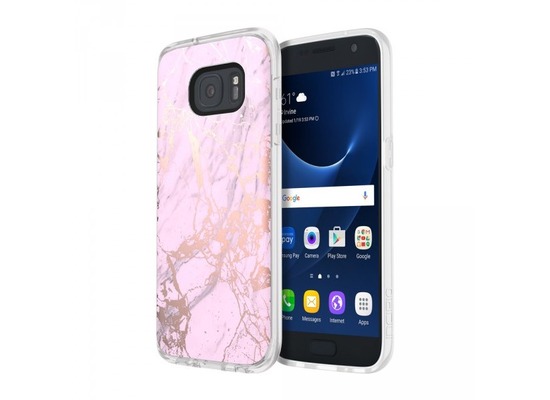 Incipio [Design Series] Marble Case, Samsung Galaxy S7, Pink/Rose Gold