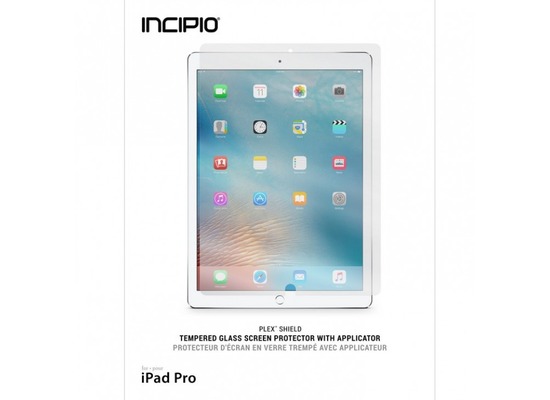 Incipio Displayschutzfolie + Applikator - gehrtetes Glas fr Apple 12,9 iPad Pro