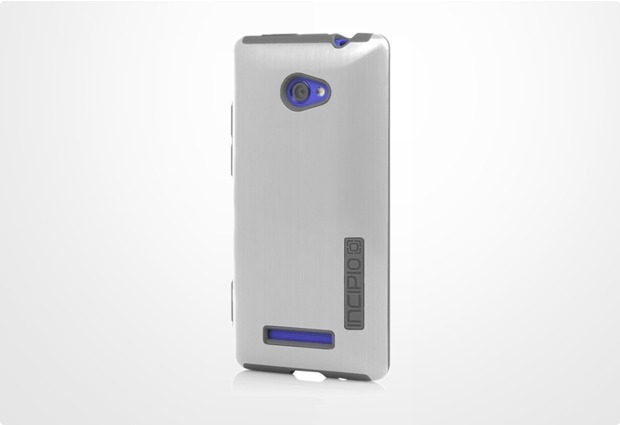 Incipio DualPro Shine fr HTC Windows Phone 8X, silber-grau