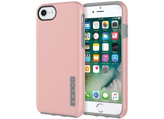 Incipio DualPro Case - Apple iPhone 7/6S - rose gold/grau