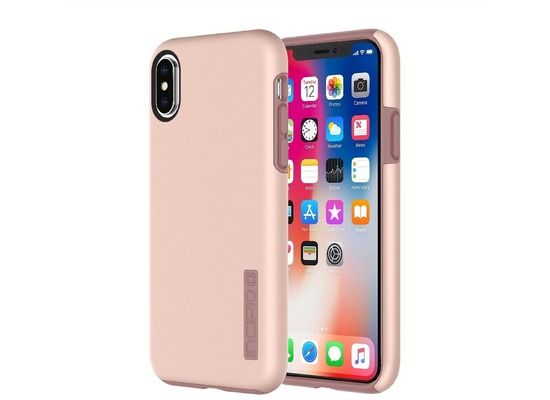 Incipio DualPro Case, Apple iPhone X, iridescent rose gold