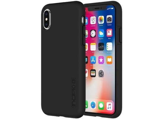 Incipio DualPro Case, Apple iPhone X, schwarz/schwarz