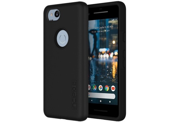 Incipio DualPro Case, Google Pixel 2, schwarz/schwarz, GG-015-BLK