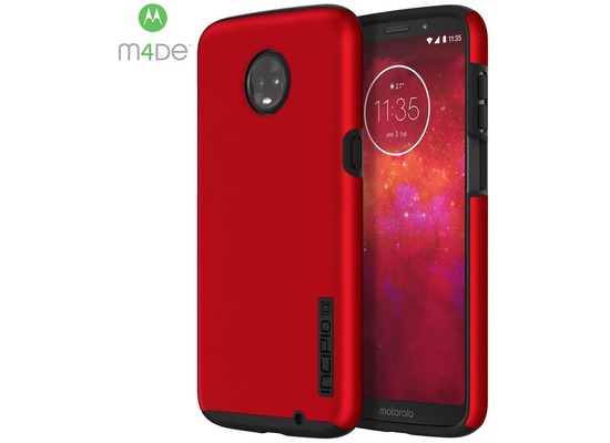 Incipio DualPro Case, Motorola Moto Z3 Play, iridescent rot/schwarz