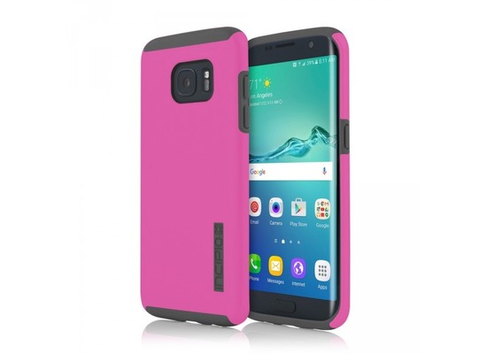 Incipio DualPro Case, Samsung Galaxy S7 edge, pink/grau