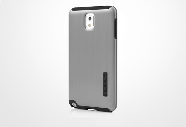 Incipio DualPro Shine fr Samsung Galaxy Note 3, silber-schwarz