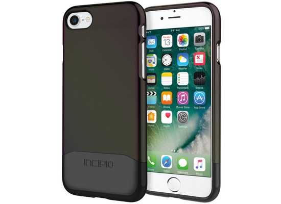 Incipio Edge Chrome Case - Apple iPhone 7 - schwarz/chrom schwarz