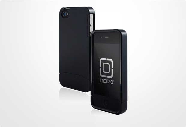 Incipio EDGE fr iPhone 4, perl-metallic-schwarz