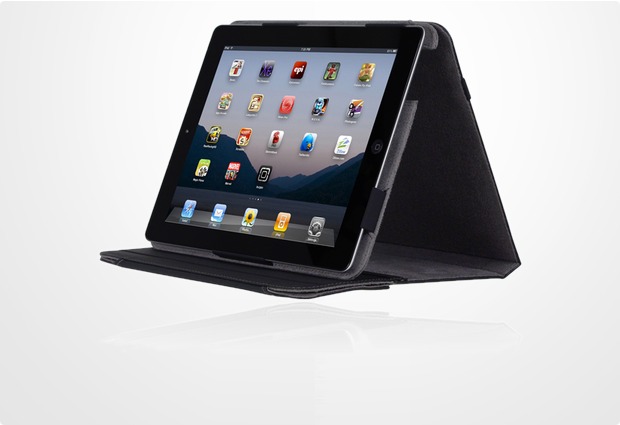 Incipio Executive Premium Kickstand fr iPad 2, schwarz