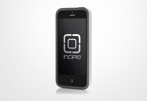 Incipio Kicksnap fr iPhone 5/5S/SE, wei-grau