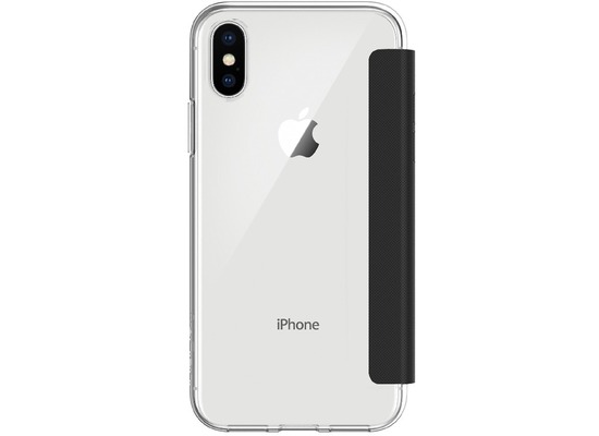 Incipio NGP Folio Case, Apple iPhone X, transparent/schwarz