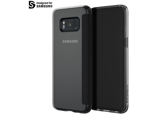 Incipio NGP Folio Case - Samsung Galaxy S8 - transparent/schwarz