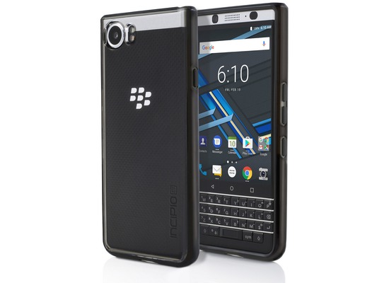 Incipio Octane Pure Case - BlackBerry KEY one - schwarz/transparent