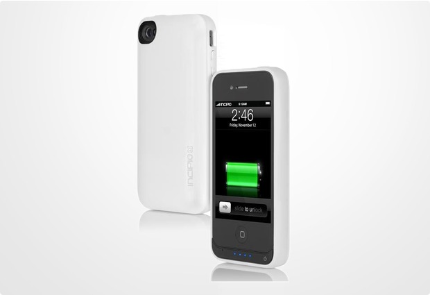 Incipio offGRID Pro Battery Case fr iPhone 4 / 4S, wei