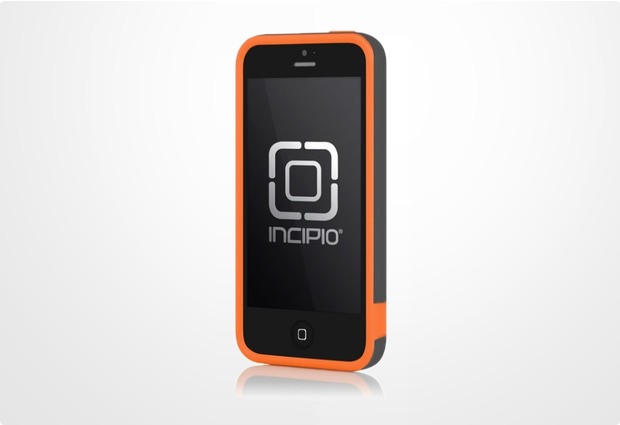 Incipio OVRMLD fr iPhone 5, grau-orange