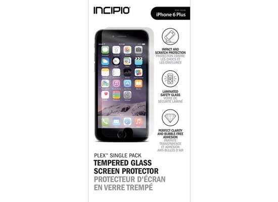 Incipio Plex Tempered Glass Displayschutzfolie gehrtetes Glas Apple iPhone 6 Plus