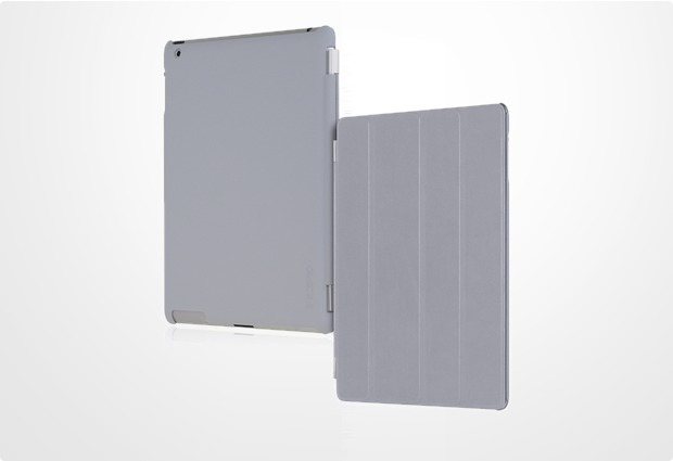 Incipio Smart Feather fr iPad 2, grau
