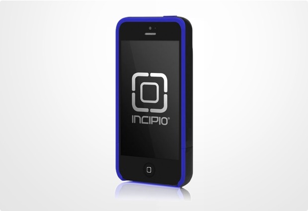 Incipio Stashback fr iPhone 5, schwarz-blau