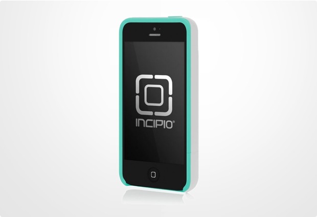Incipio Stashback fr iPhone 5/5S/SE, wei-trkis
