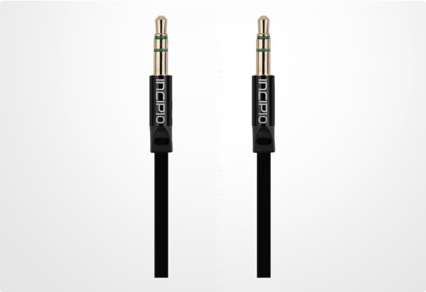 Incipio The OX Auxiliary Audio Cable (2 m), schwarz